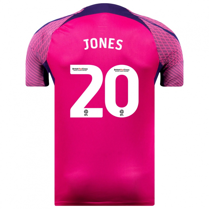 Niño Camiseta Ellen Jones #20 Morado 2ª Equipación 2023/24 La Camisa