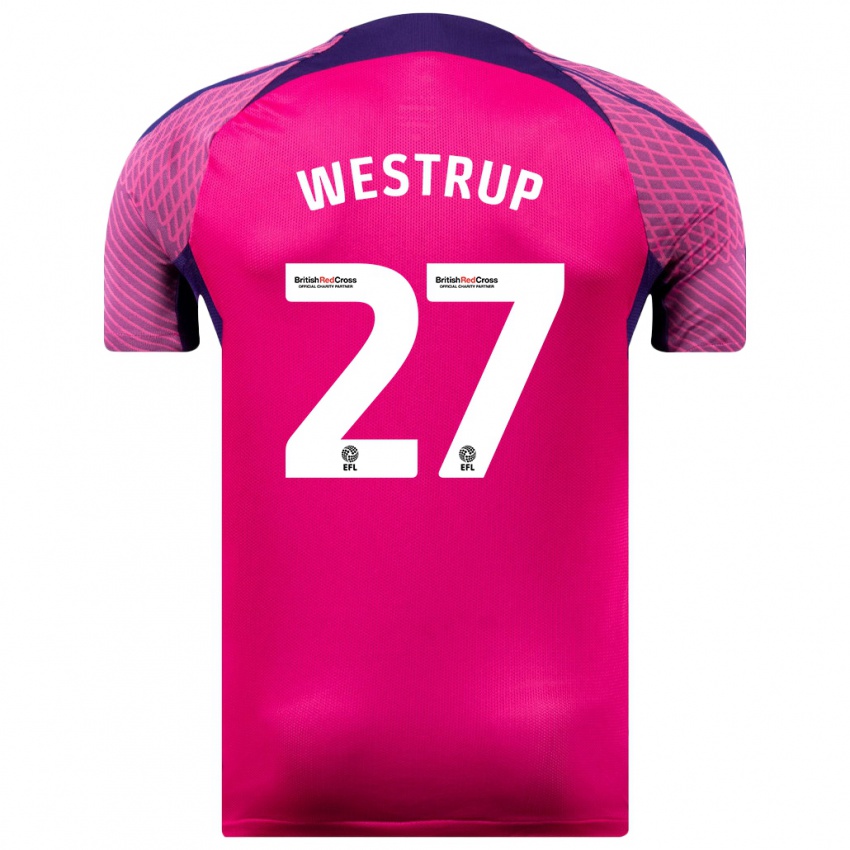 Niño Camiseta Brianna Westrup #27 Morado 2ª Equipación 2023/24 La Camisa