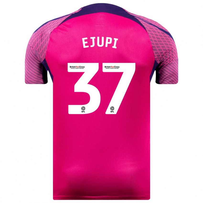 Niño Camiseta Elizabeta Ejupi #37 Morado 2ª Equipación 2023/24 La Camisa