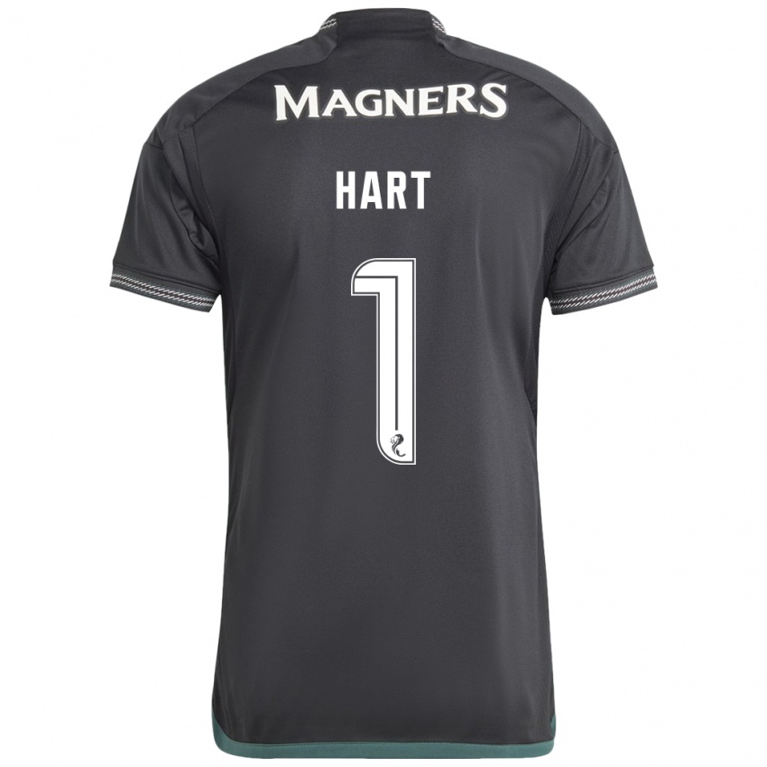 Niño Camiseta Joe Hart #1 Negro 2ª Equipación 2023/24 La Camisa