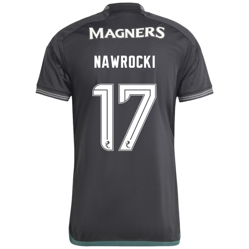 Niño Camiseta Maik Nawrocki #17 Negro 2ª Equipación 2023/24 La Camisa