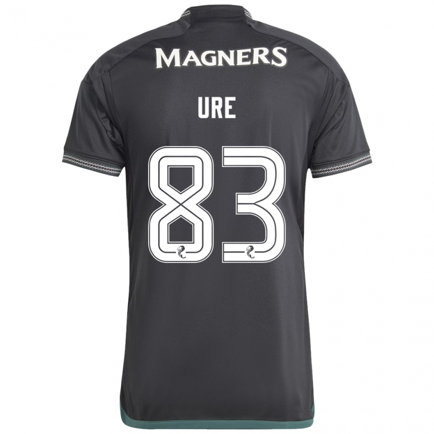 Niño Camiseta Kyle Ure #83 Negro 2ª Equipación 2023/24 La Camisa