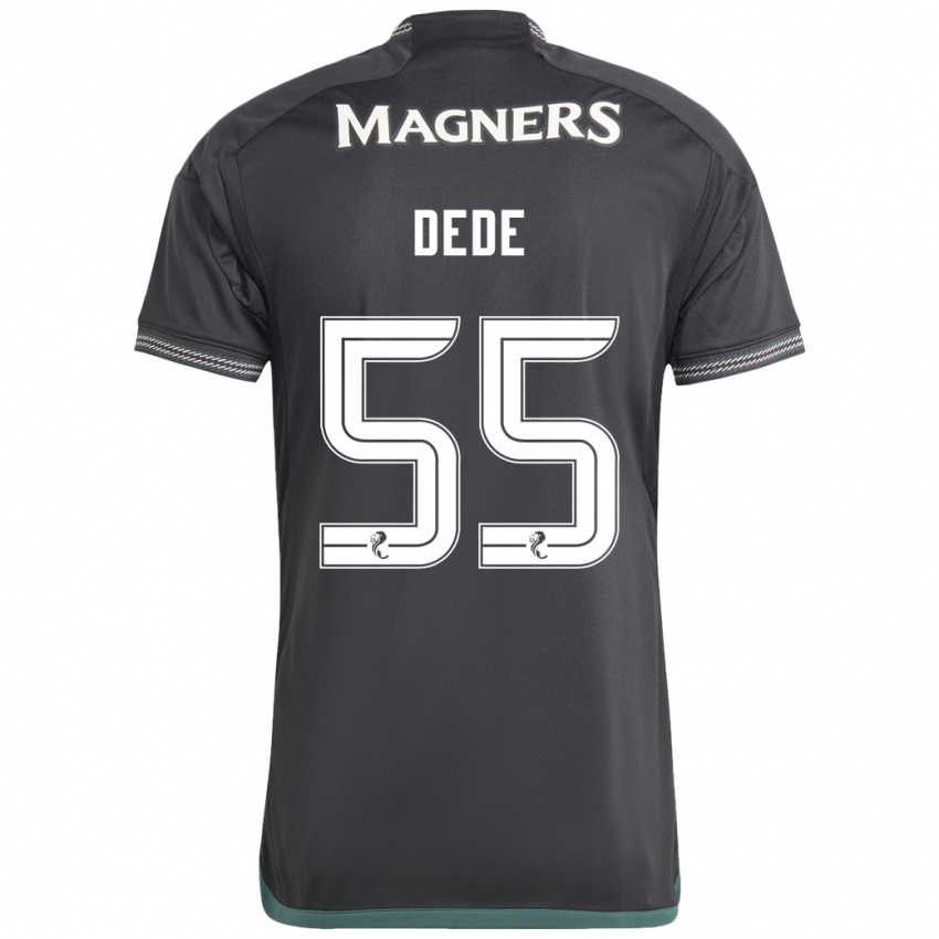 Niño Camiseta Josh Dede #55 Negro 2ª Equipación 2023/24 La Camisa