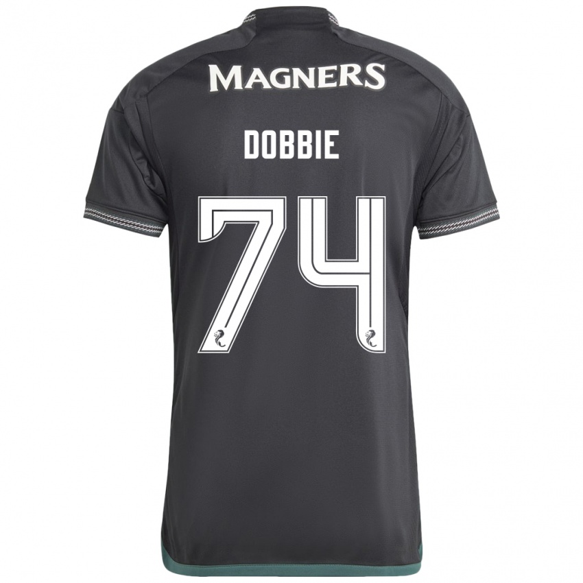 Niño Camiseta Lewis Dobbie #74 Negro 2ª Equipación 2023/24 La Camisa