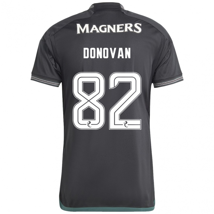 Niño Camiseta Colby Donovan #82 Negro 2ª Equipación 2023/24 La Camisa