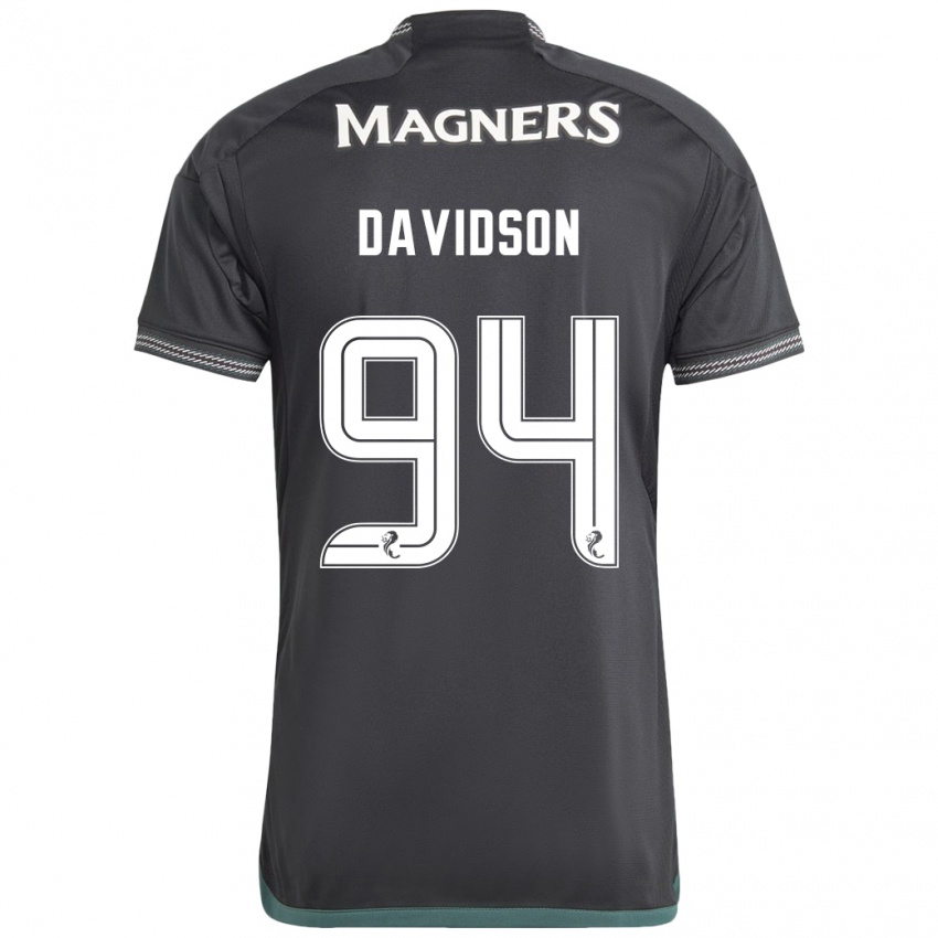 Niño Camiseta Alasdair Davidson #94 Negro 2ª Equipación 2023/24 La Camisa
