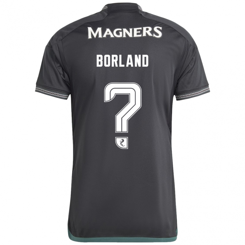 Niño Camiseta Hayden Borland #0 Negro 2ª Equipación 2023/24 La Camisa