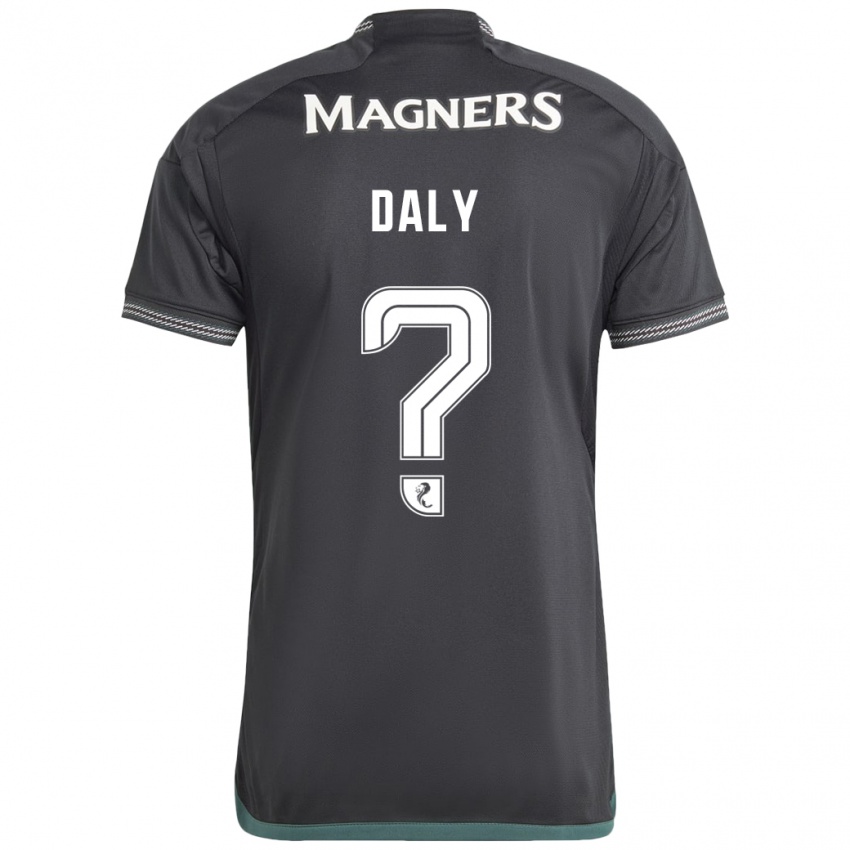 Niño Camiseta Conor Daly #0 Negro 2ª Equipación 2023/24 La Camisa