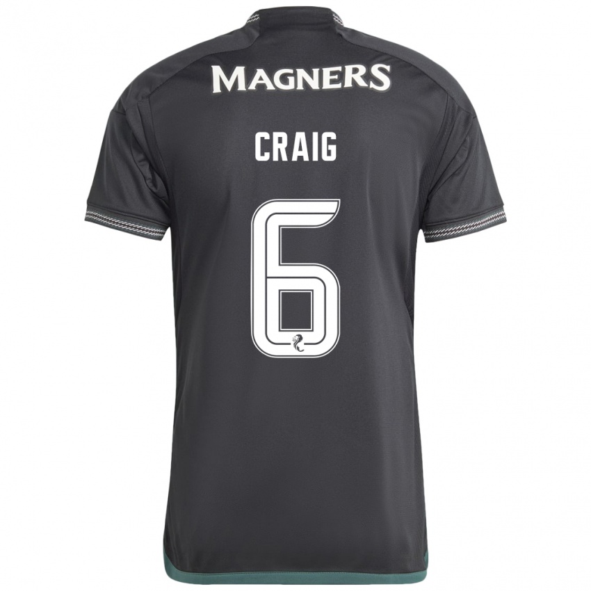 Niño Camiseta Chloe Craig #6 Negro 2ª Equipación 2023/24 La Camisa