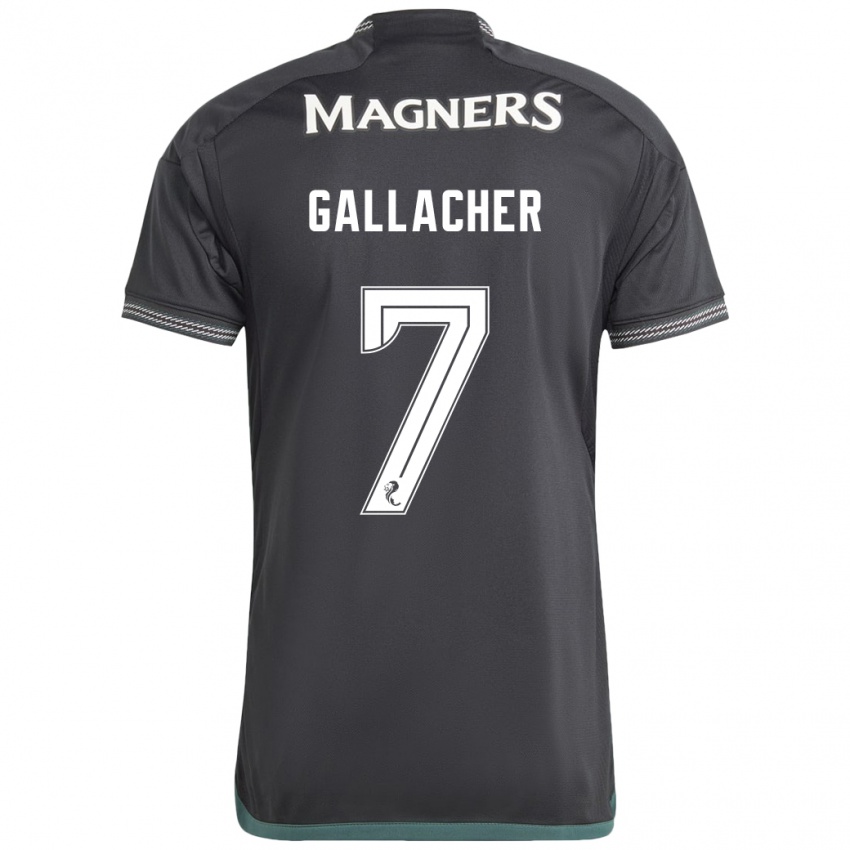 Niño Camiseta Amy Gallacher #7 Negro 2ª Equipación 2023/24 La Camisa