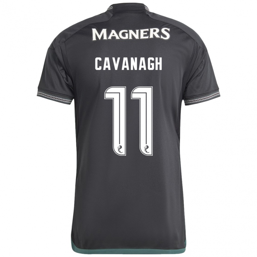 Niño Camiseta Colette Cavanagh #11 Negro 2ª Equipación 2023/24 La Camisa