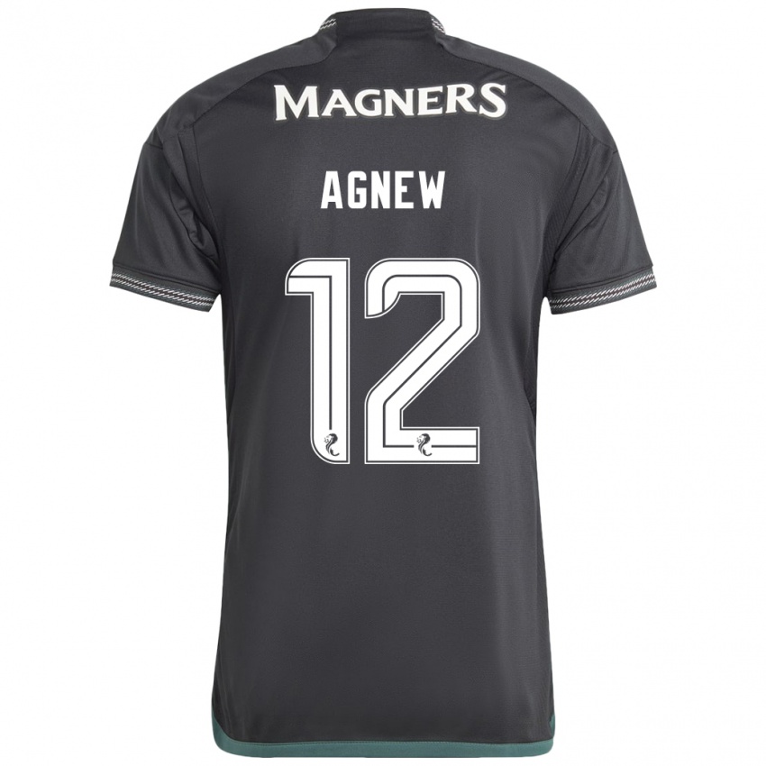 Niño Camiseta Murphy Agnew #12 Negro 2ª Equipación 2023/24 La Camisa