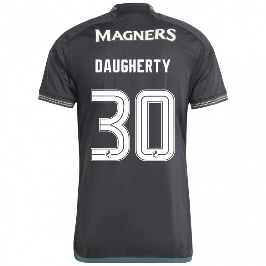 Niño Camiseta Kelsey Daugherty #30 Negro 2ª Equipación 2023/24 La Camisa