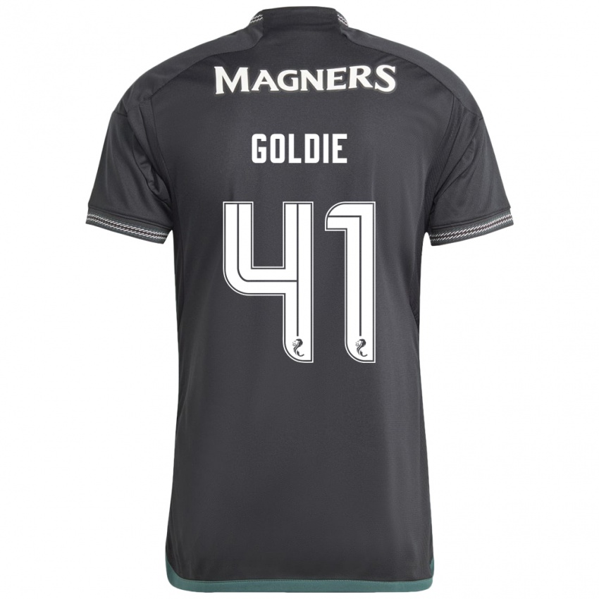 Niño Camiseta Clare Goldie #41 Negro 2ª Equipación 2023/24 La Camisa