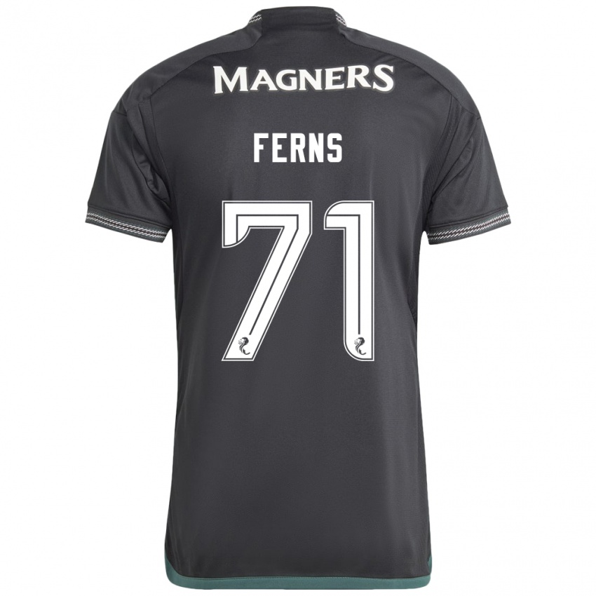 Niño Camiseta Abbie Ferns #71 Negro 2ª Equipación 2023/24 La Camisa