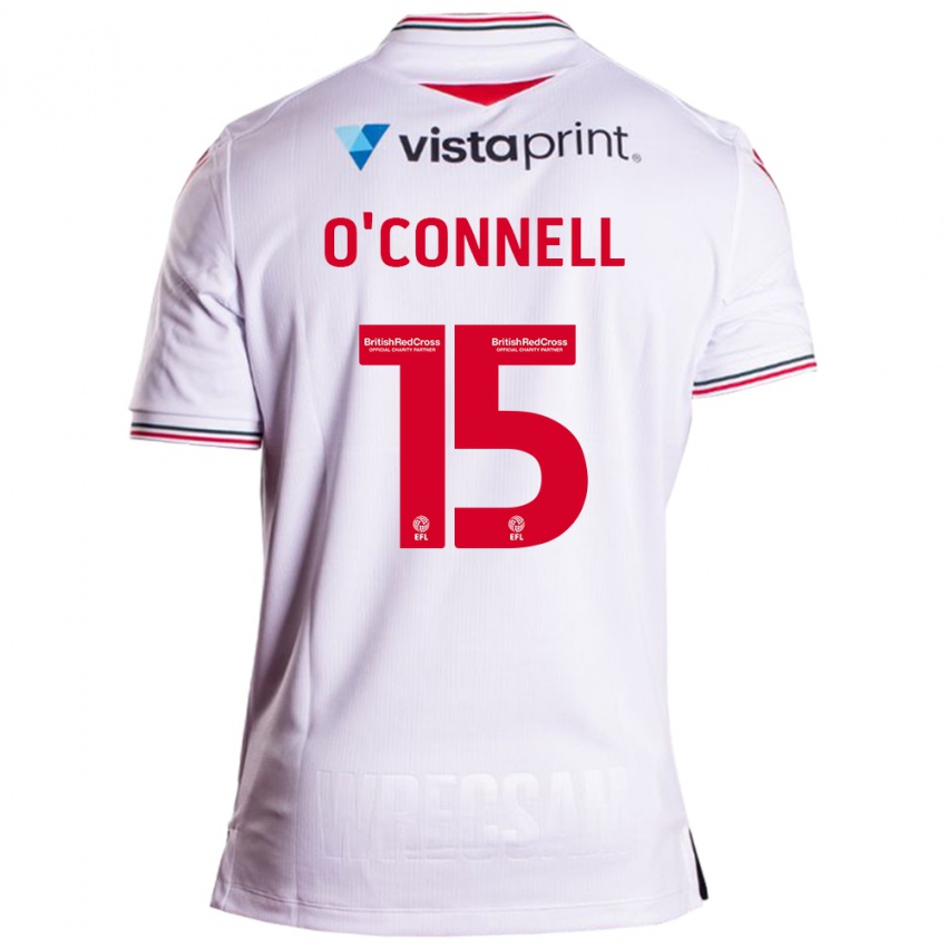 Niño Camiseta Eoghan O'connell #15 Blanco 2ª Equipación 2023/24 La Camisa