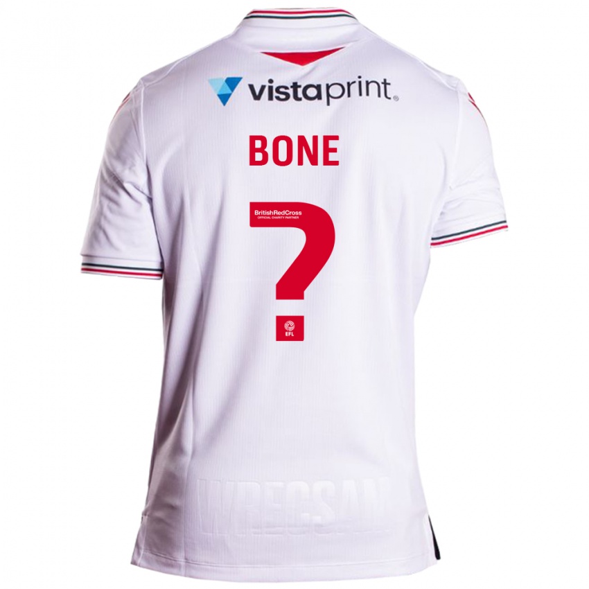 Niño Camiseta Kai Bone #0 Blanco 2ª Equipación 2023/24 La Camisa