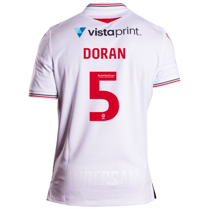 Niño Camiseta Louisha Doran #5 Blanco 2ª Equipación 2023/24 La Camisa