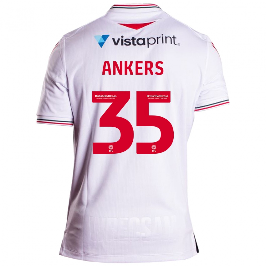 Niño Camiseta Chloe Ankers #35 Blanco 2ª Equipación 2023/24 La Camisa