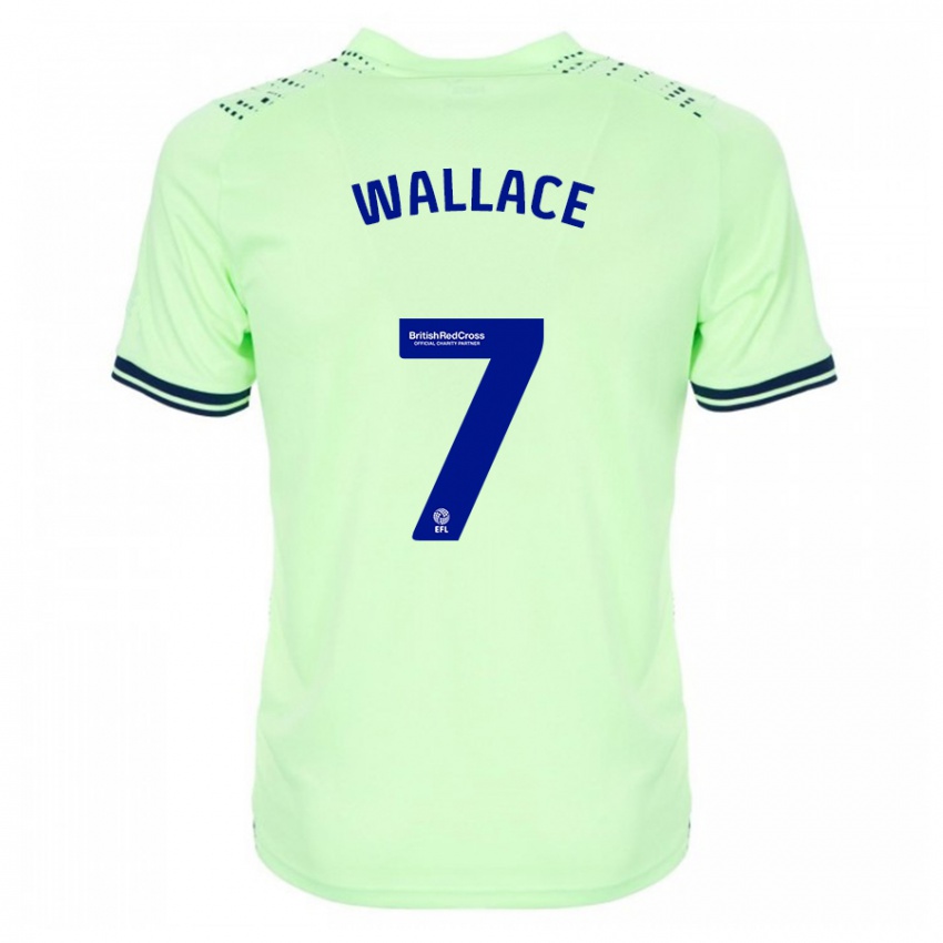 Niño Camiseta Jed Wallace #7 Armada 2ª Equipación 2023/24 La Camisa