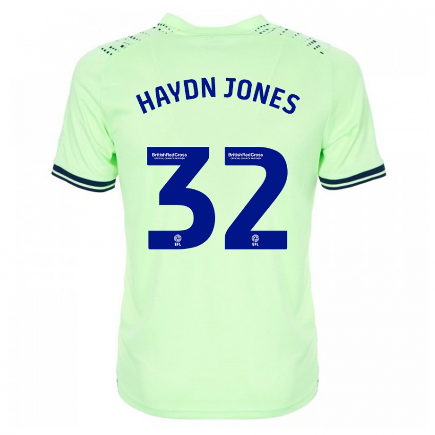 Niño Camiseta Mackenzie Haydn-Jones #32 Armada 2ª Equipación 2023/24 La Camisa