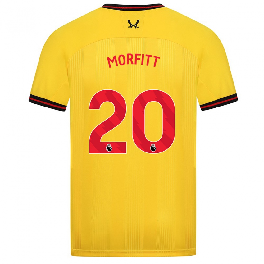 Niño Camiseta Izzy Morfitt #20 Amarillo 2ª Equipación 2023/24 La Camisa
