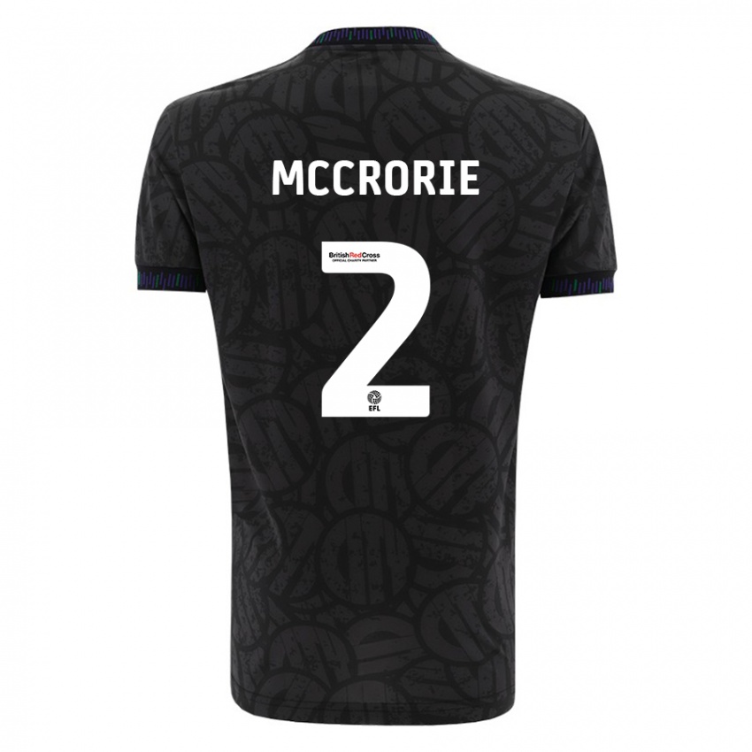 Niño Camiseta Ross Mccrorie #2 Negro 2ª Equipación 2023/24 La Camisa