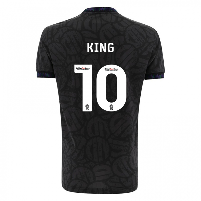 Niño Camiseta Andy King #10 Negro 2ª Equipación 2023/24 La Camisa