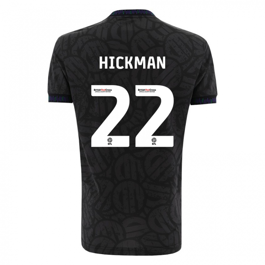 Niño Camiseta Taylor Gardner-Hickman #22 Negro 2ª Equipación 2023/24 La Camisa