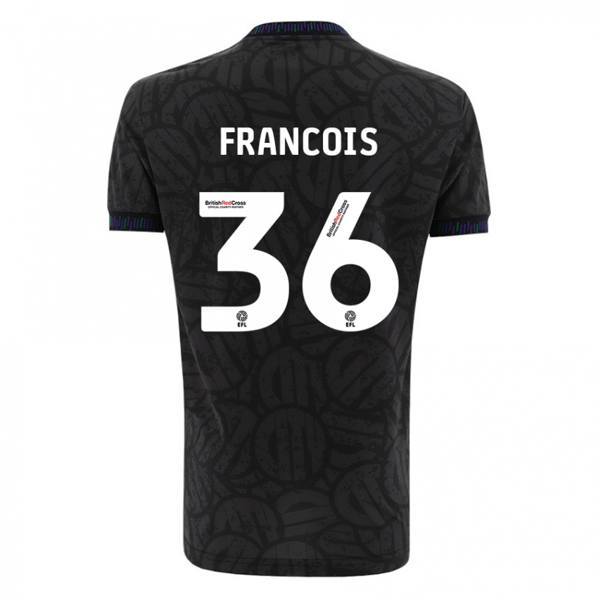 Niño Camiseta Marlee Francois #36 Negro 2ª Equipación 2023/24 La Camisa