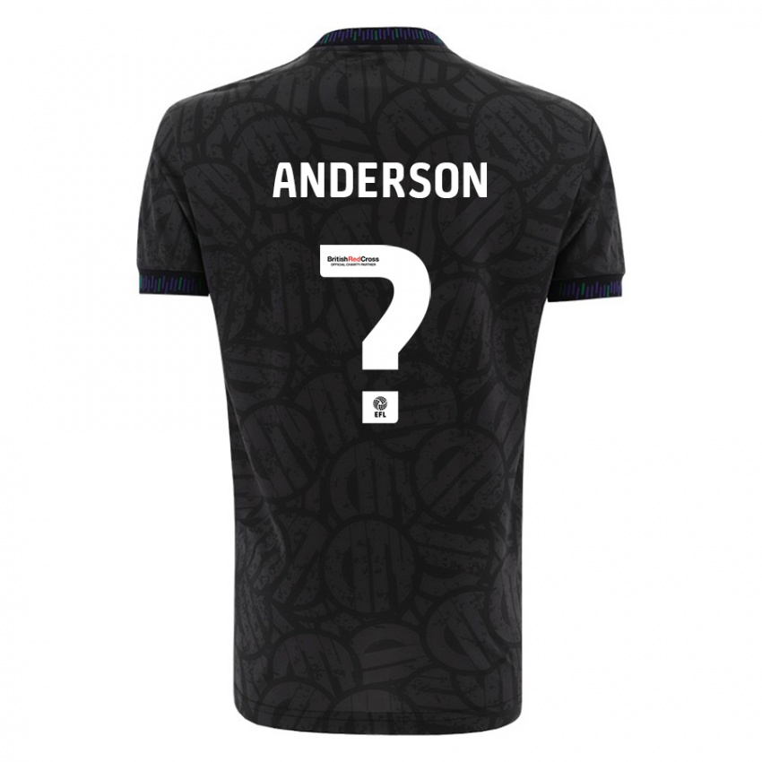 Niño Camiseta Taine Anderson #0 Negro 2ª Equipación 2023/24 La Camisa