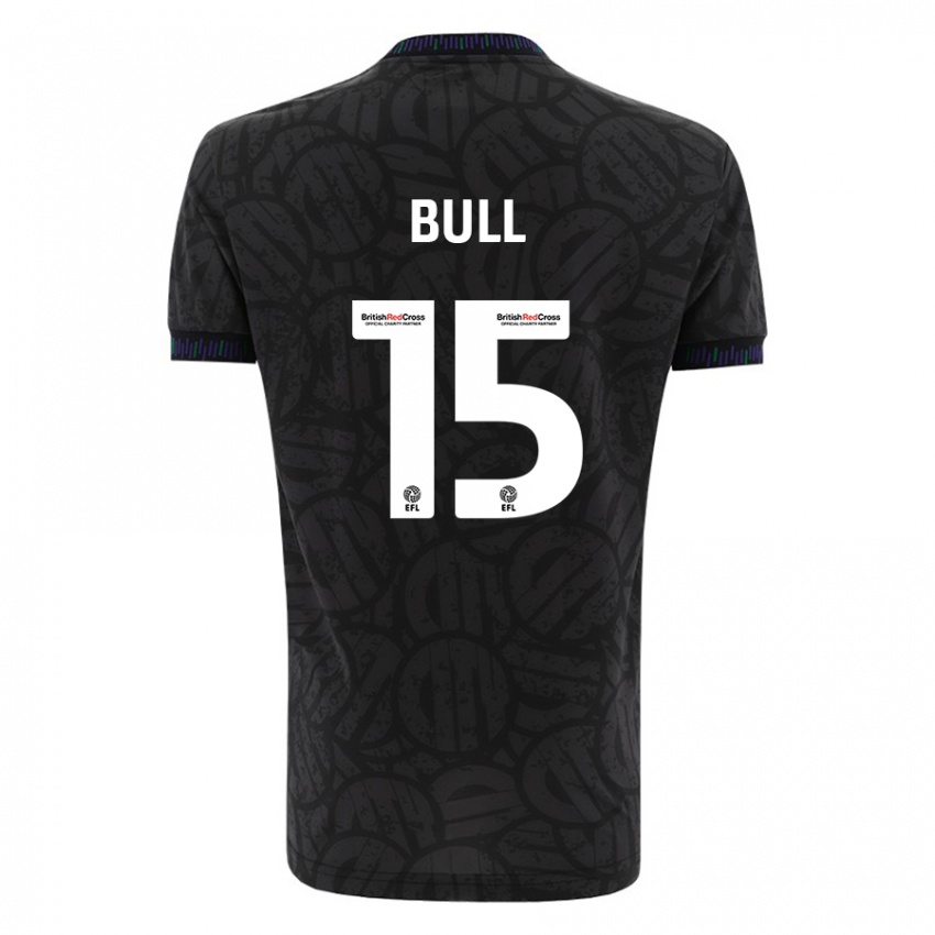 Niño Camiseta Jasmine Bull #15 Negro 2ª Equipación 2023/24 La Camisa