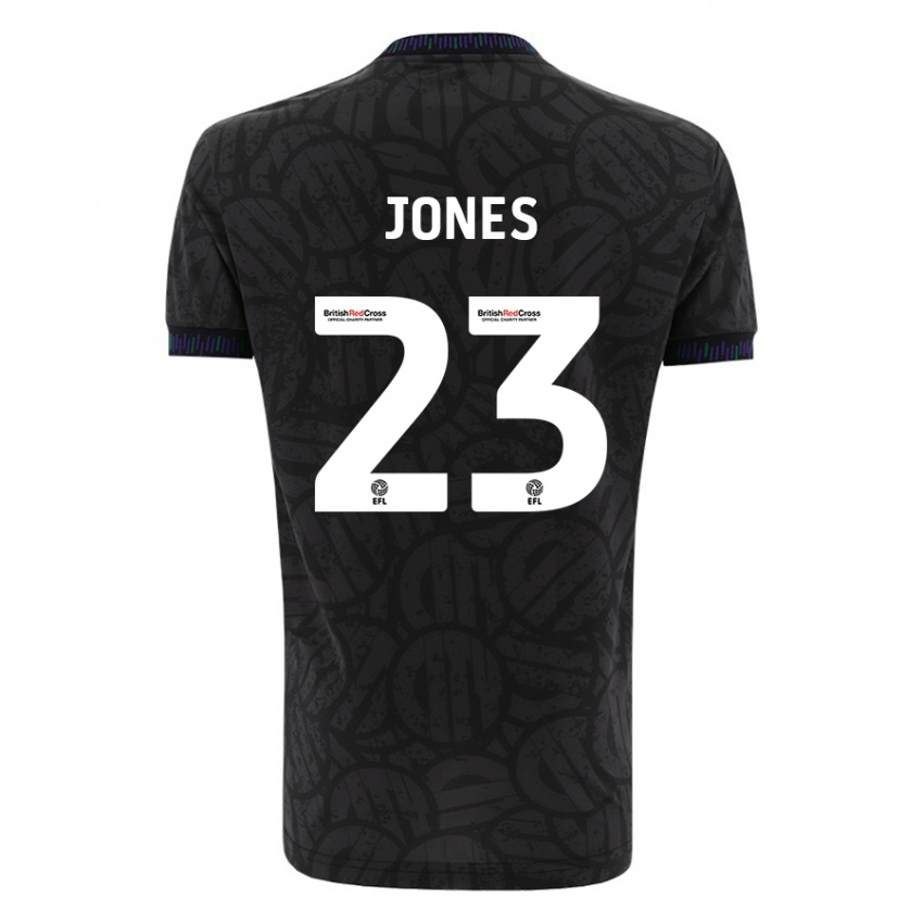 Niño Camiseta Carrie Jones #23 Negro 2ª Equipación 2023/24 La Camisa