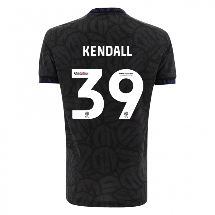 Niño Camiseta Maya Kendall #39 Negro 2ª Equipación 2023/24 La Camisa