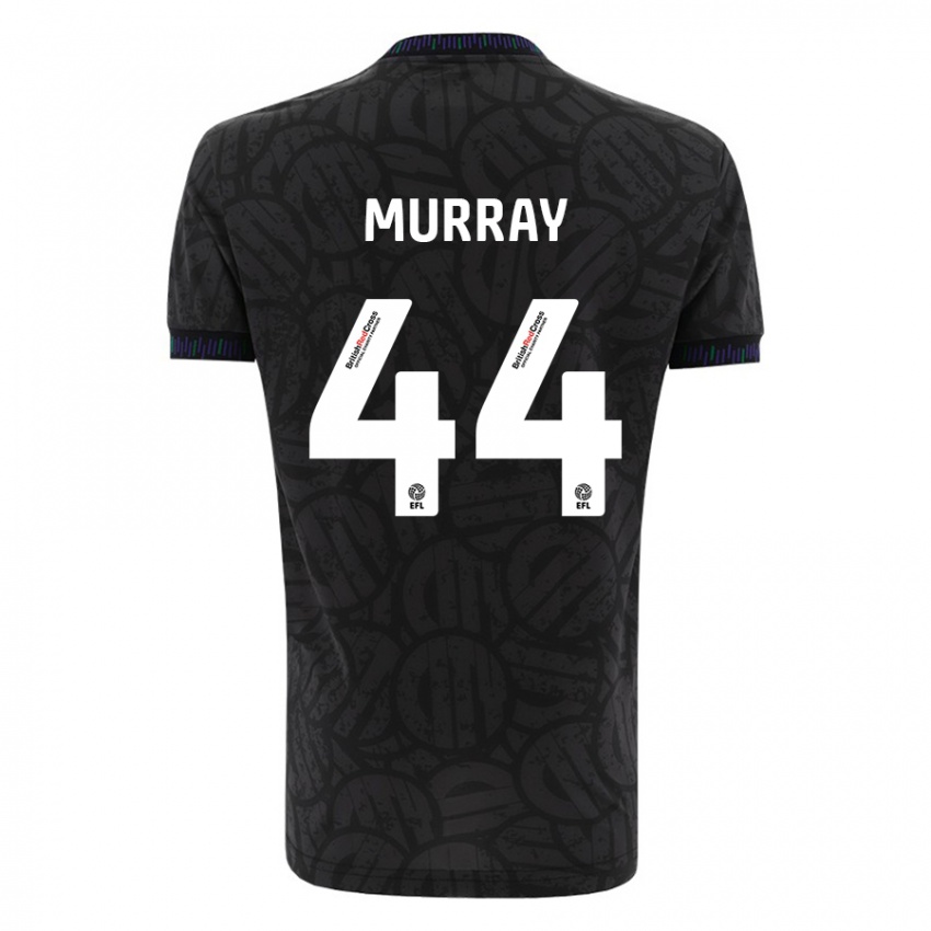 Niño Camiseta Satara Murray #44 Negro 2ª Equipación 2023/24 La Camisa