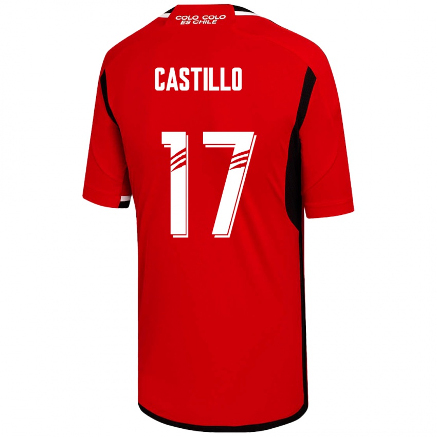 Niño Camiseta Fabián Castillo #17 Rojo 2ª Equipación 2023/24 La Camisa