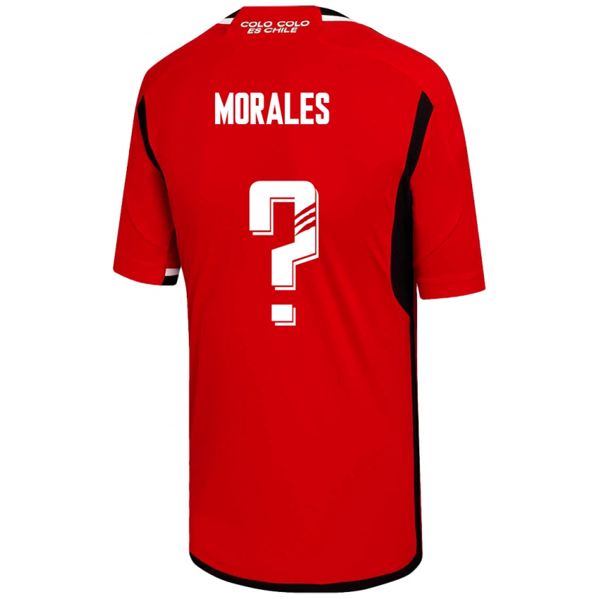Niño Camiseta Benjamin Morales #0 Rojo 2ª Equipación 2023/24 La Camisa