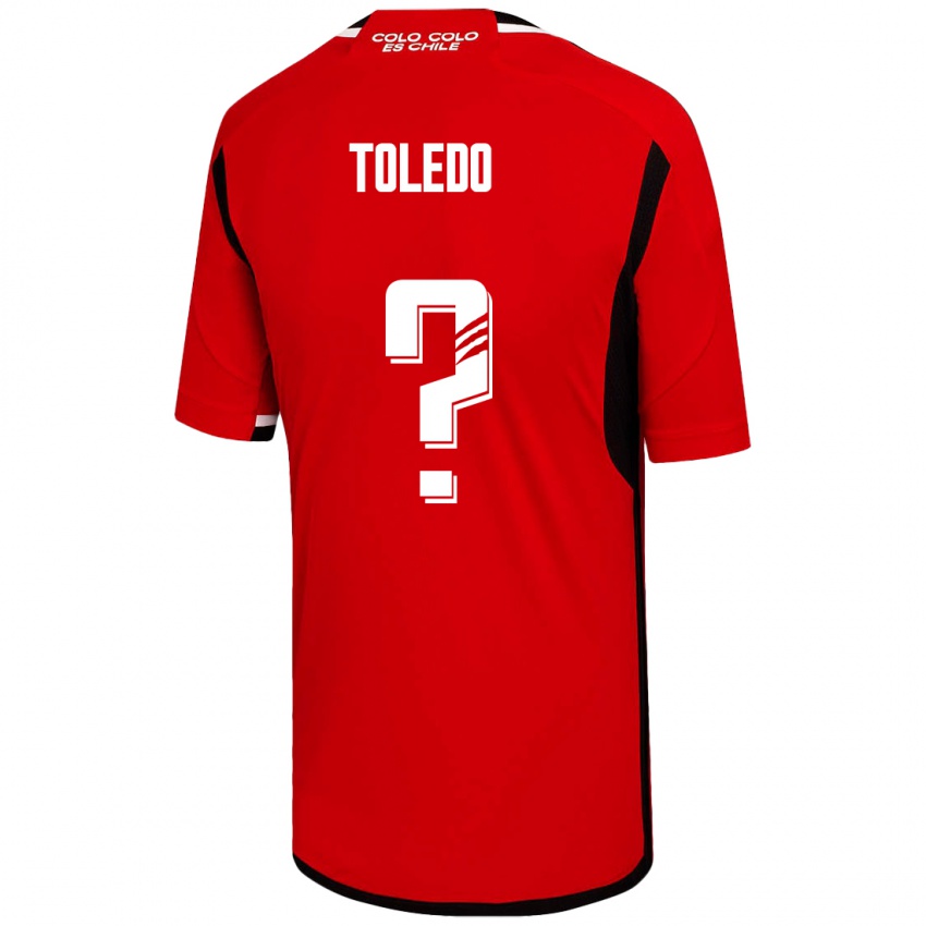 Niño Camiseta Miguel Toledo #0 Rojo 2ª Equipación 2023/24 La Camisa