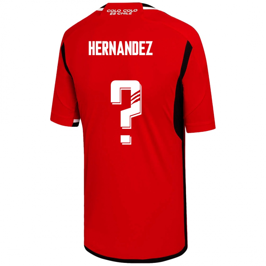 Niño Camiseta Leandro Hernández #0 Rojo 2ª Equipación 2023/24 La Camisa