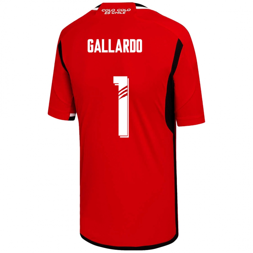 Niño Camiseta Alexia Gallardo #1 Rojo 2ª Equipación 2023/24 La Camisa