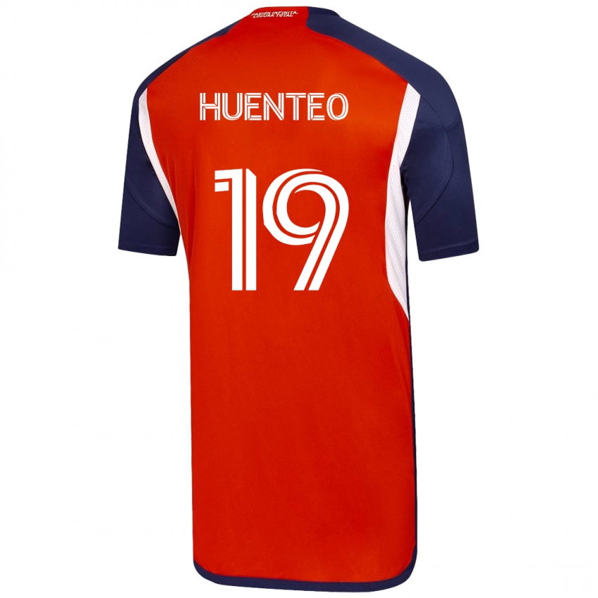 Niño Camiseta Yessenia Huenteo #19 Blanco 2ª Equipación 2023/24 La Camisa