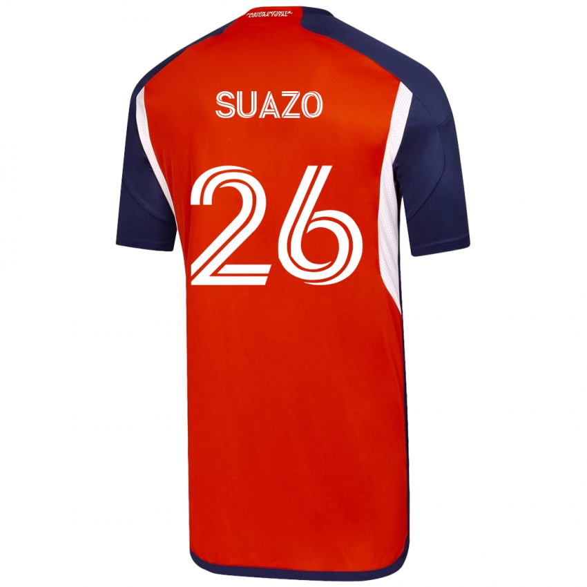 Niño Camiseta Gretzel Suazo #26 Blanco 2ª Equipación 2023/24 La Camisa