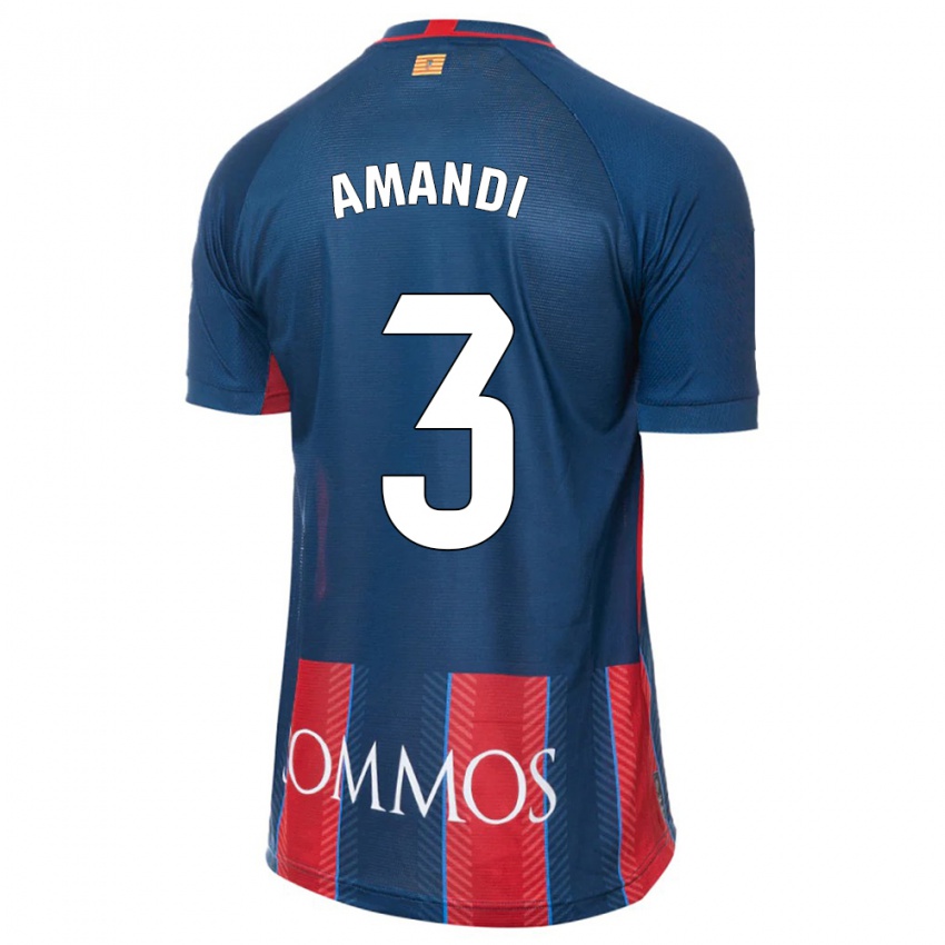 Hombre Camiseta Iván Amandi #3 Armada 1ª Equipación 2023/24 La Camisa