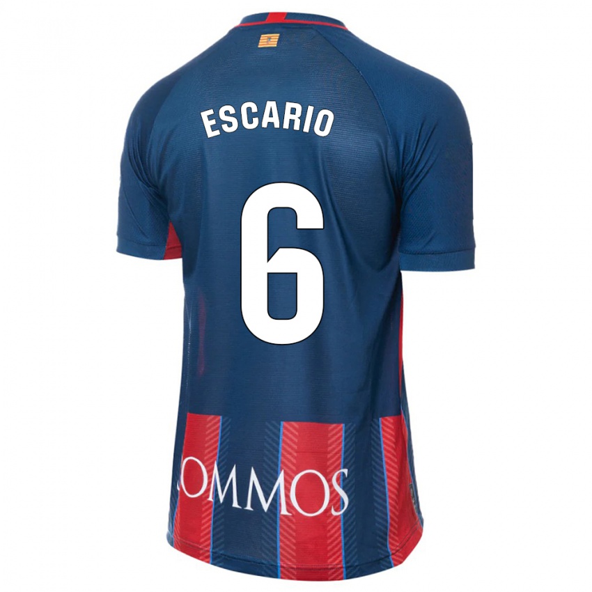 Hombre Camiseta Jaime Escario #6 Armada 1ª Equipación 2023/24 La Camisa