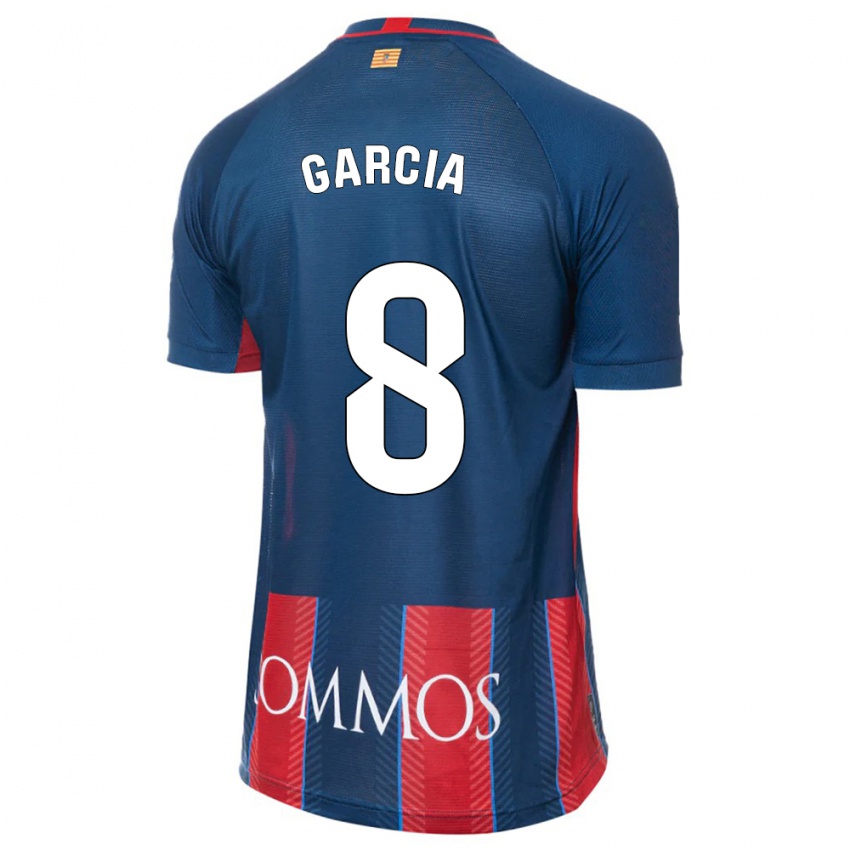Hombre Camiseta David García #8 Armada 1ª Equipación 2023/24 La Camisa