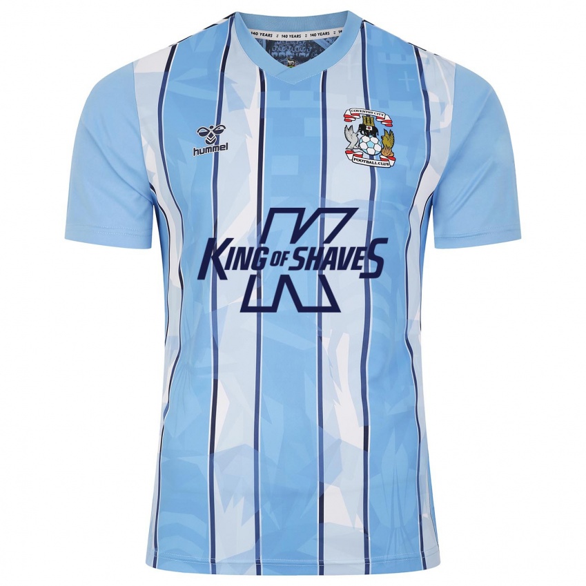 Hombre Camiseta Jay Dasilva #3 Cielo Azul 1ª Equipación 2023/24 La Camisa