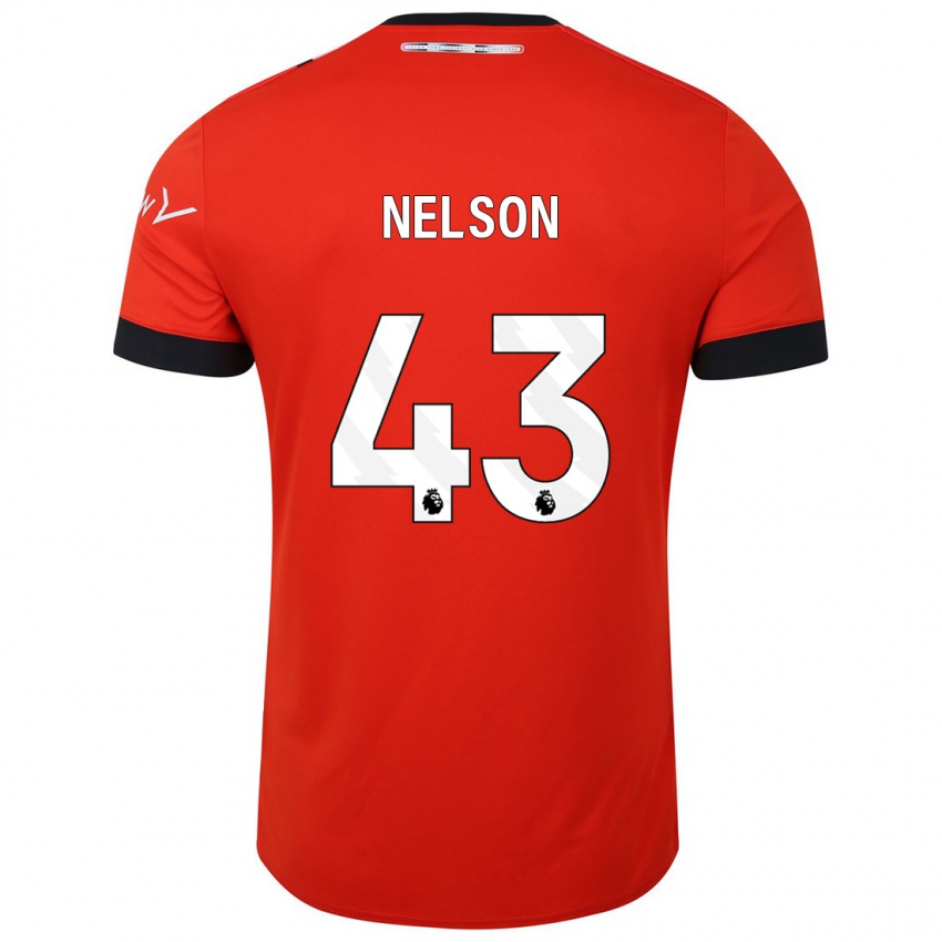 Hombre Camiseta Zack Nelson #43 Rojo 1ª Equipación 2023/24 La Camisa