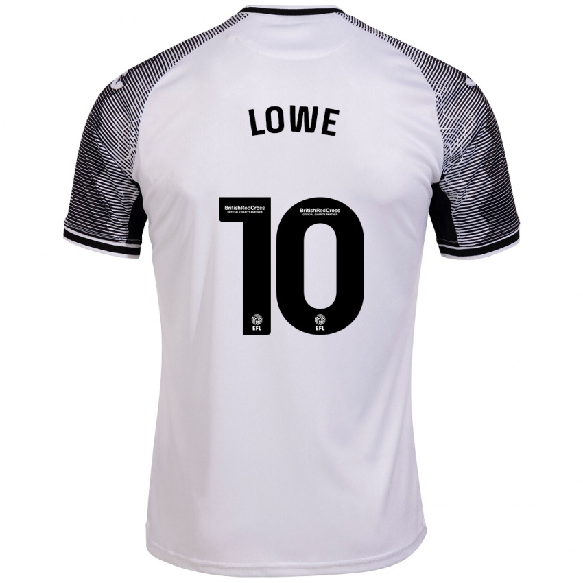 Hombre Camiseta Jamal Lowe #10 Blanco 1ª Equipación 2023/24 La Camisa