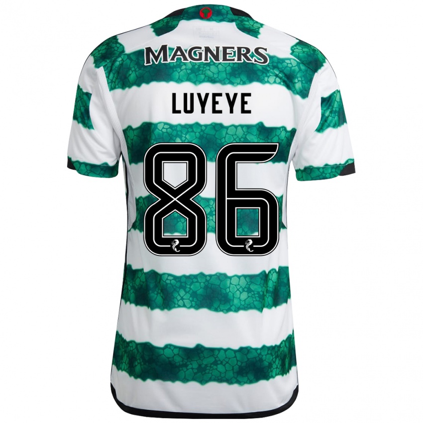 Hombre Camiseta Benny-Jackson Luyeye #86 Verde 1ª Equipación 2023/24 La Camisa