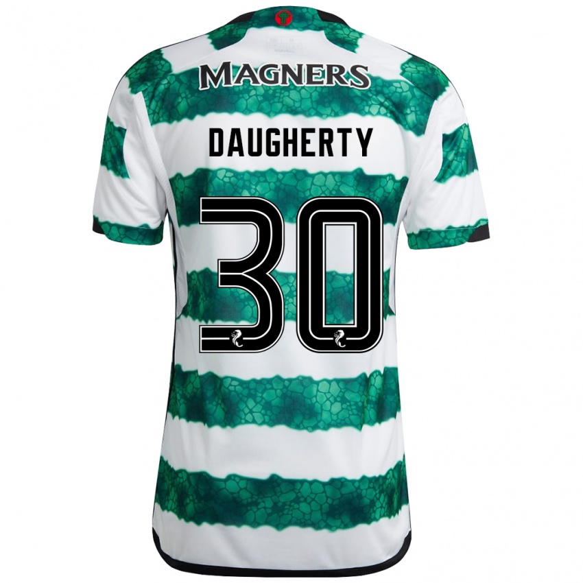 Hombre Camiseta Kelsey Daugherty #30 Verde 1ª Equipación 2023/24 La Camisa